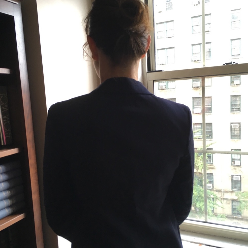 Theory Pinstriped Suit Jacket